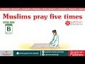 Muslims pray five times poem