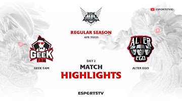 Geek Fam ID vs Alter Ego HIGHLIGHTS MPL ID S15 | AE VS GEEK ESPORTSTV