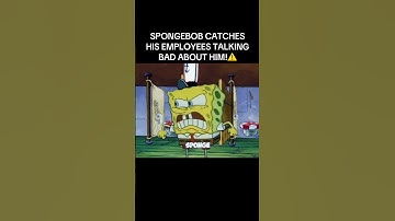 SPONGEBOB OVERHEARD MR KRABS TALKING SMACK! #comedy #spongebob #squidward #mrkrabs #funny