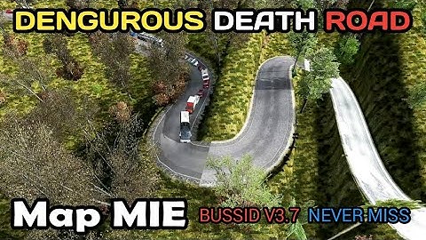 map mod bussid v3.7 || most dengerous map mod || death road || bus simulator Indonesia