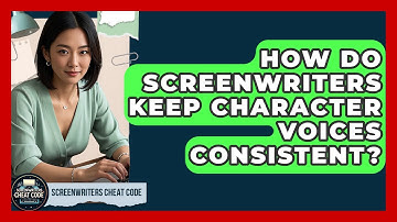 How Do Screenwriters Keep Character Voices Consistent? - Screenwriter