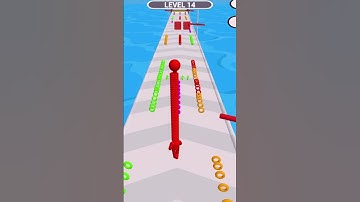 Neck Stack Run 3D - Neck Stack Run 3D Gameplay Walkthrough iOS Android Max Level  #shorts