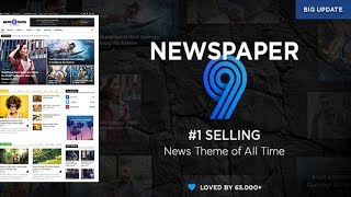 Newspaper 8.8 ( Default Demo ) WordPress Theme Customization - Part-11