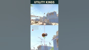 CS2 Mirage B Short smoke from top mid boxes