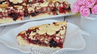 Тёртый пирог с вареньем — видео рецепт Тёртый пирог с вареньем — видео рецепт