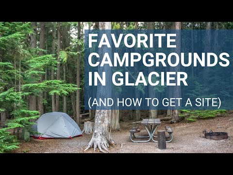 Video: Camping in Whitefish, Montana und im Glacier National Park