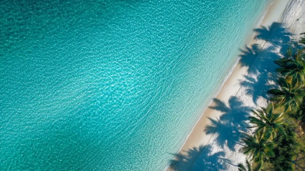 TV ART LOFI – Ocean Air Chill 🌴 | Tropical Study Beats to Focus & Relax