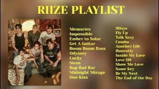 RIIZE PLAYLIST 2025 - 라이즈 PLAYLIST