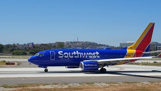 Southwest 737-700 N930WN departing KLGB