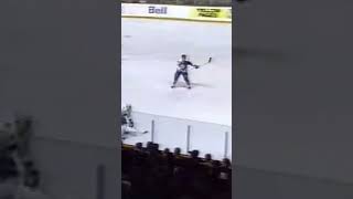 Dave Ellett Blasts One By Quebec Nordiques Goalie Ron Tugnutt Jan 29, 1992