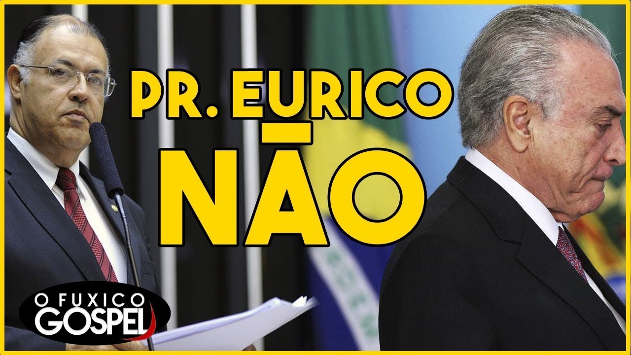 Pastor Eurico vota contra Temer