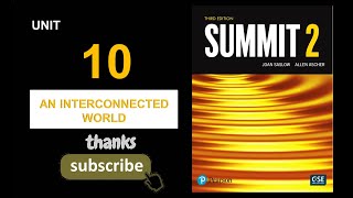 Summit 2 unit 10 third edition