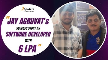 Jay Agruvat Placed as Software Developer with 6 LPA! | JSpiders BTM Success | EEE to IT | 2025 Batch