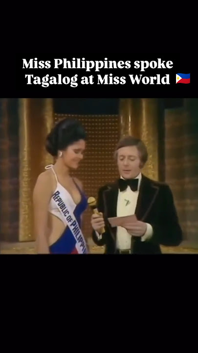 Miss Philippines spoke Tagalog at Miss World!!! 😲🇵🇭 #philippines #filipina #pinoyabroad #pinoy