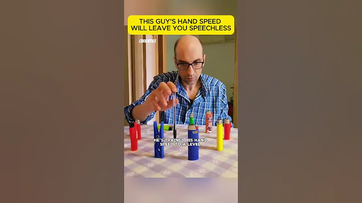 This Guy’s Hand Speed Will Leave You Speechless #shorts