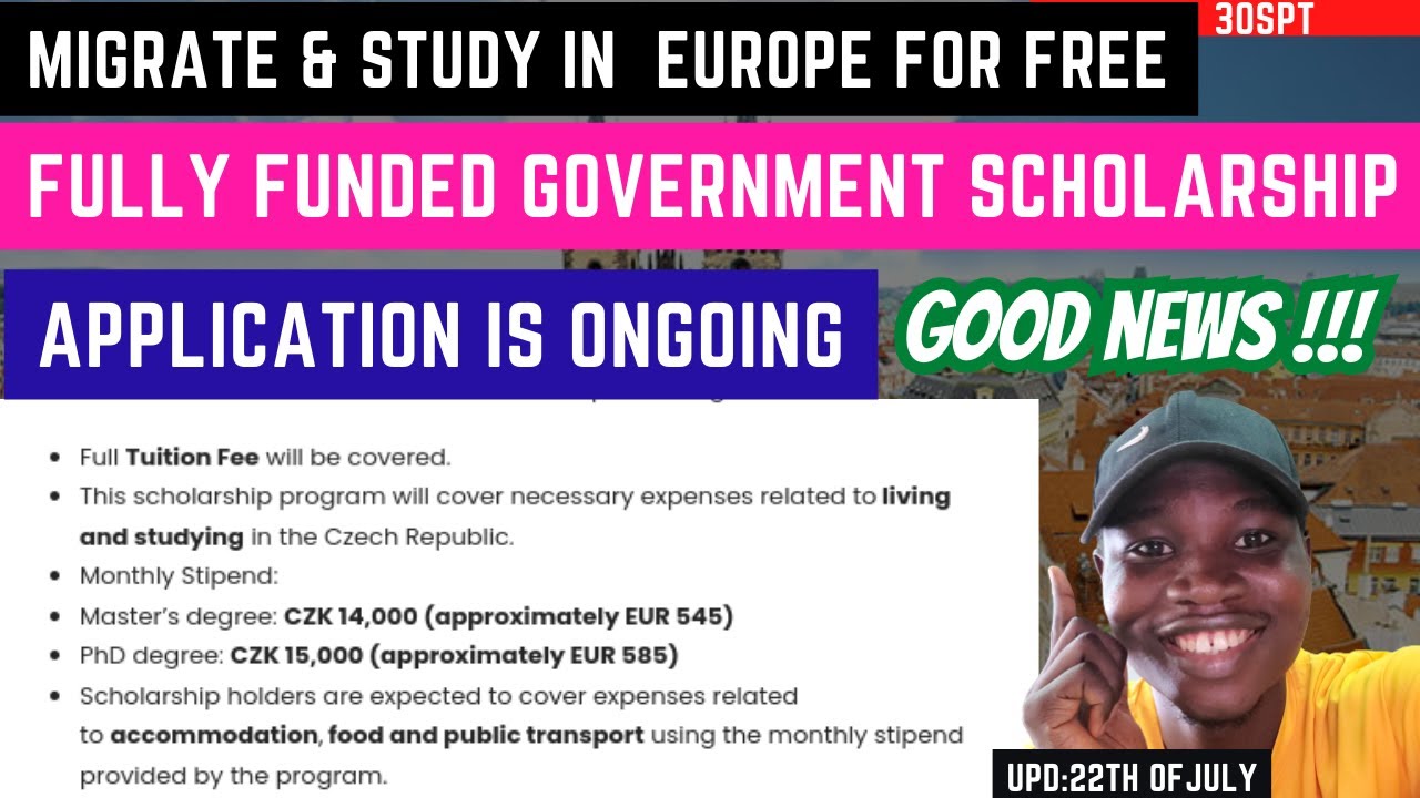 Fully Funded Government Scholarship 2024 | Migrate, Study in Europe for ...