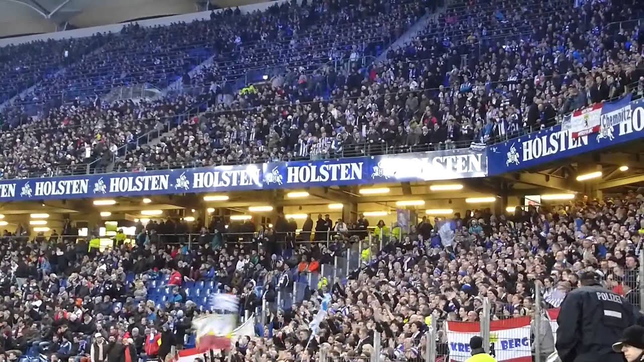 Tausende Herthafans sorgen für geile Stimmung in Hamburg!