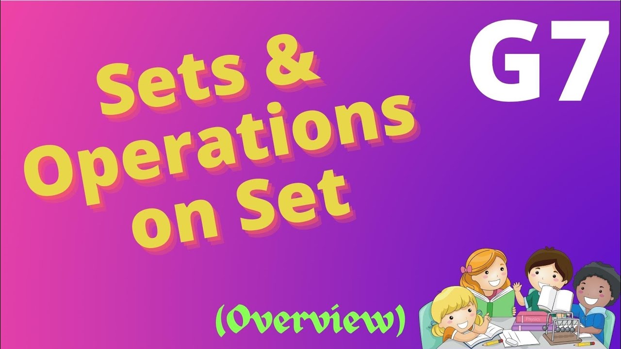 SETS and OPERATIONS ON SET - YouTube