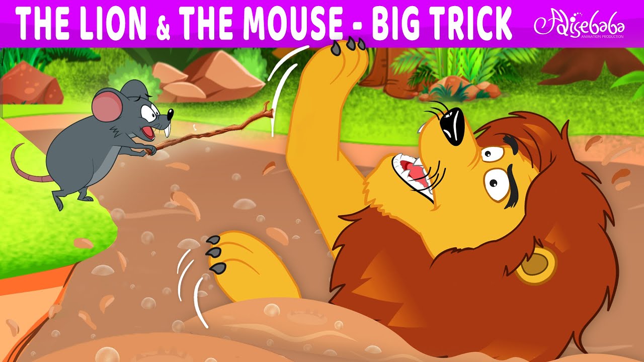 The Lion and The Mouse - Big Trick | Bedtime Stories for Kids in English | Fairy Tales