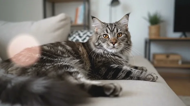 Video 11201861: adorable maine coon cat, beautiful maine coon cat, cat fun kitten, cat home, cats cute home