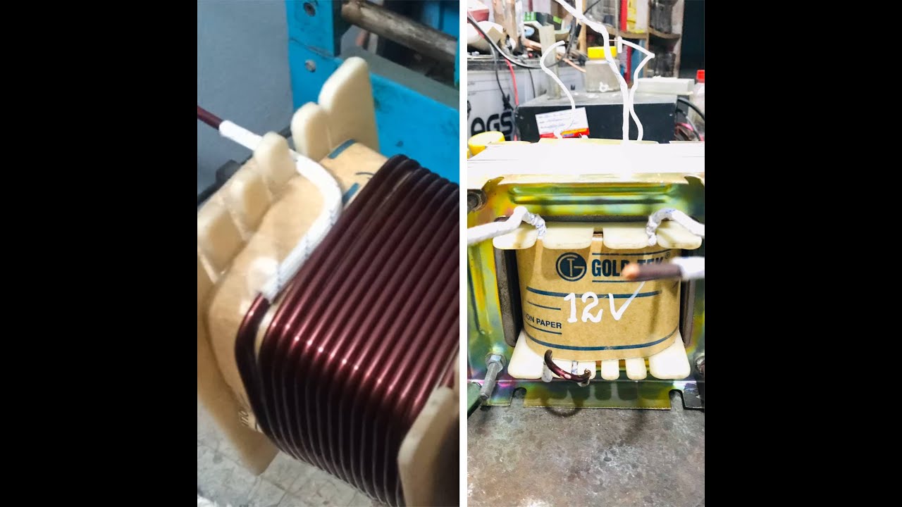 (2 Part)12V UPS Transformer Winding full detail HD video