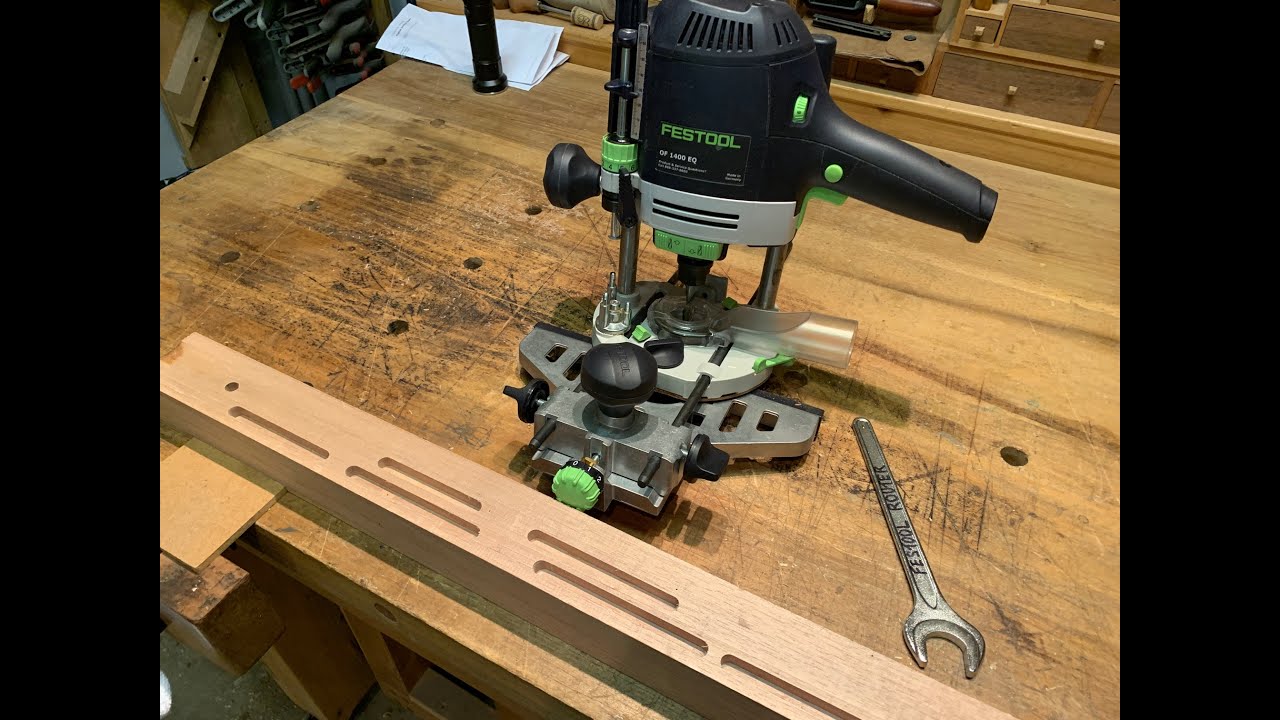 Festool OF 1400 Router - Getting a Grip and Some Test Cuts - YouTube