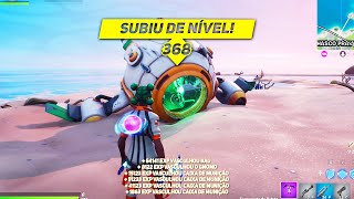 LANCEI A NAVE E GANHEI MUITO XP NO FORTNITE!