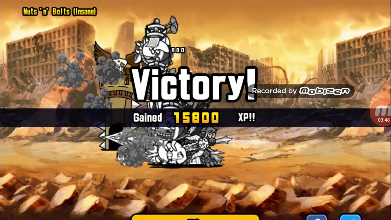 Nuts and bolts battle cats YouTube