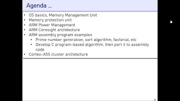 ARM v8 architecture and ISA training demo session