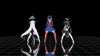 【MMD Miside Blue archive】 bla bla dance  - Gigi D'Agostino Bla Bla Bla #mmd #dance #miside
