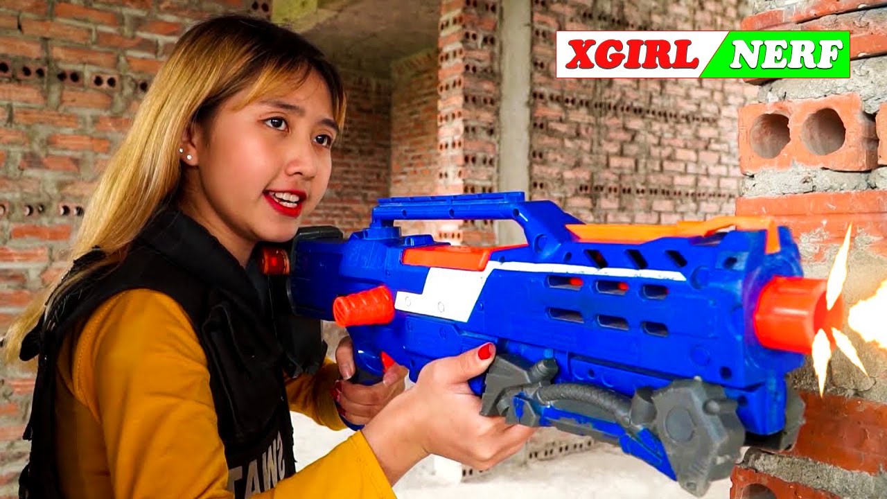 HẠT TIÊU BẮN SÚNG | Police Patrol SEAL X Warriors Nerf Guns Fight Criminal Alibaba Captain Rescue