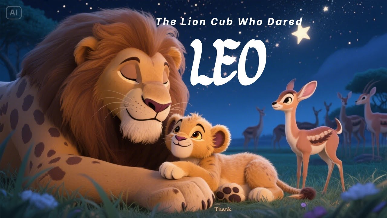 Lion Story | Leo the Little Lion Who Dared | A Sleep Story About ...