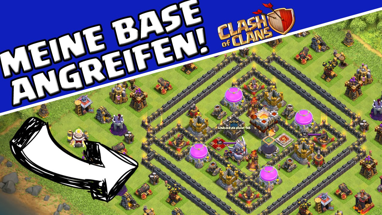 Clash Of Clans Eigenes Dorf Angreifen MEINE BASE ANGREIFEN! || CLASH OF CLANS || Let's Play CoC [Deutsch