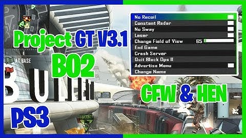 [BO2|PS3|Hen & CFW] Project GT v3.1 None Host Menu Free To Download!