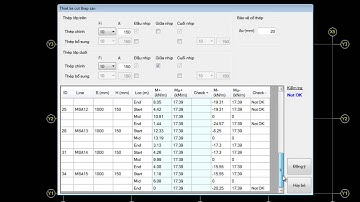 RCSc - Phần mềm tính toán diện tích cốt thép Sàn