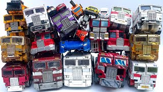 Full TRANSFORMERS RISE of The BEASTS OPTIMUS PRIME Revenge Nemesis legacy &amp; Robot Squatted Trucks