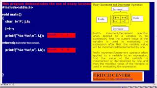 funda15: C increment and decrement operators
