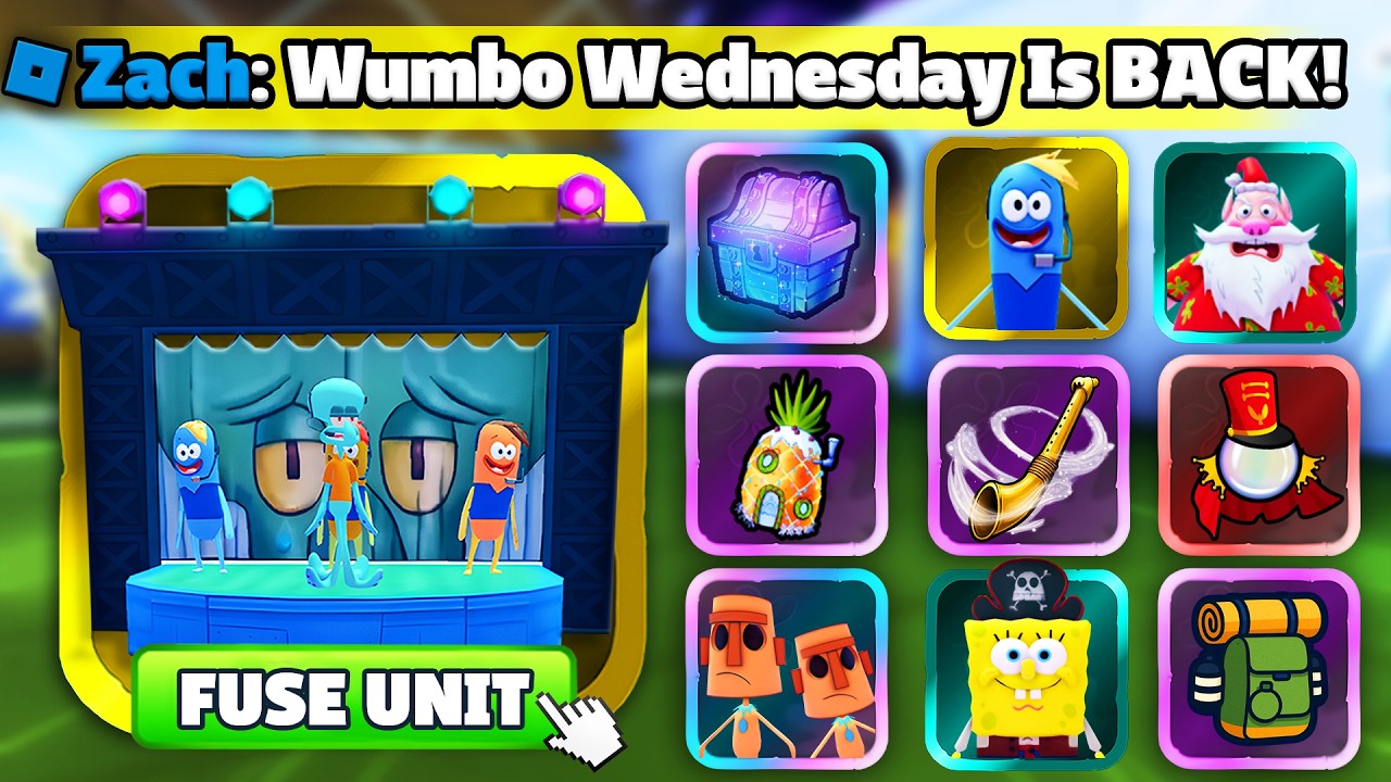 WUMBO WEDNESDAY ADMIN ABUSE IS BACK In SpongeBob Tower Defense.. - YouTube