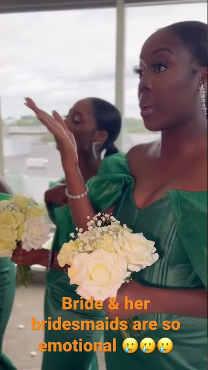 Bride & her bridesmaids are so emotional 🥲🥲 #viral #wedding #shorts #beautiful #love #tiktok