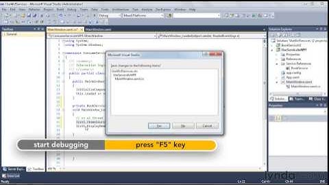 visual studio C# programmer Using an existing WCF service