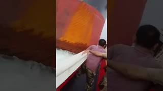 Terrifying moment 229 metre cargo ship strikes fishing boat