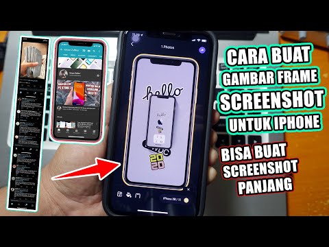 Cara Buat Gambar Frame Screenshot dan Cara Buat Screenshot Panjang di iPhone