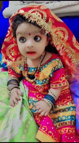 Hamari radha rani#sweetpari#festival #cute#babyshivay#laddo - YouTube