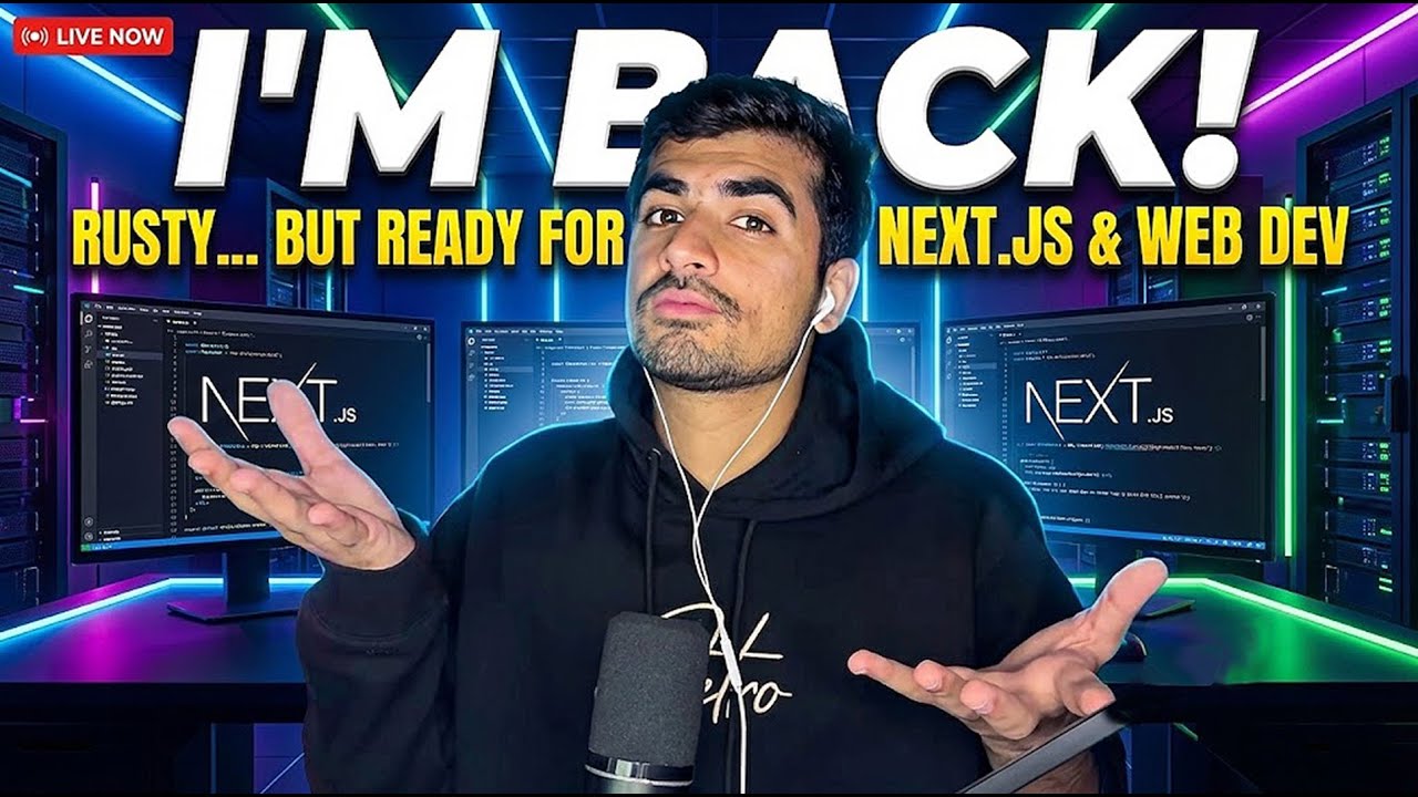 CODING SAAS APP WITH AI | I AM BACK IN BUSINESS | NEXTJS CODING LIVE ...