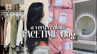 pov: WE’RE ON FACETIME FOR A DAY… | closet tour, packaging orders, teeth whitening, and vibes!