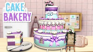 I built a Bakery Shaped like a Cake | The Sims 4 - Speed Build (NO CC)