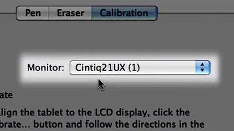 Cintiq21 - Calibrating