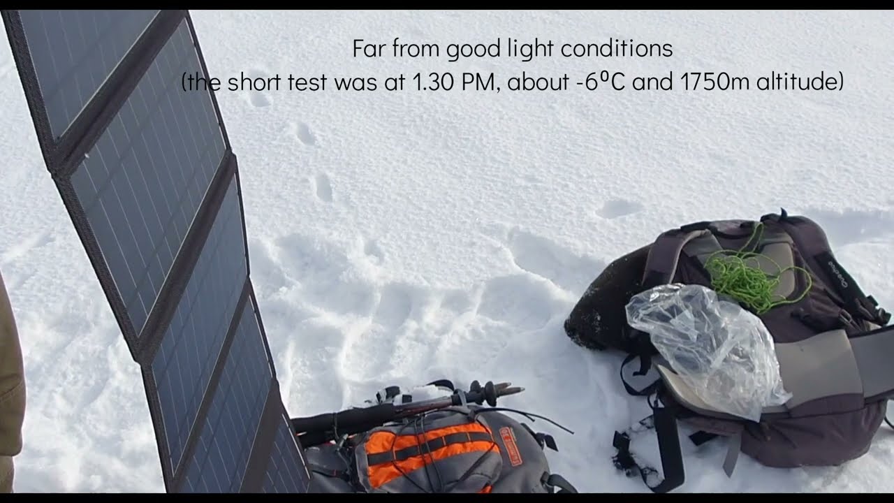 Pyramid / Suaoki 60w - 18v foldable solar panel quick test (looks promising)