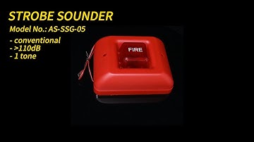 AS-SSG-05 fire alarm strobe sounder