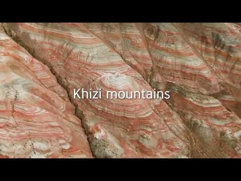 Xızı dağları. Belə əlvan dağlar harda var? Mountains of Azerbaijan, Kilyazi, Khizi. seyyid.tagizade